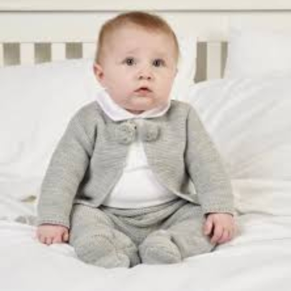 Dandelion Gray Knit Set 3 months - Picture 1 of 4